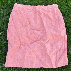 J. Crew 100% Linen lined Skirt